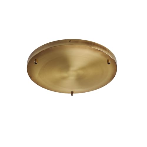 Rosace multicâbles fer bronzé d.40 : pavillon de plafond haut de gamme style rétro