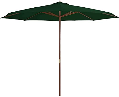 Parasols de jardin haut de gamme en bois massif de 350 cm