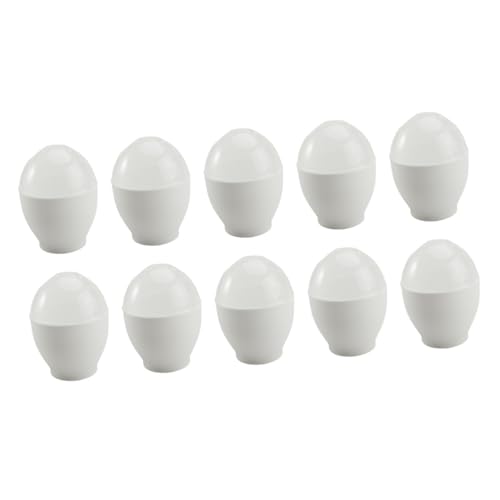 OFFSCH 10Pcs Microwave Egg White Egg Cooker for Home and Restaurant Use for Delicious Steamed Eggs Smooth Easy Clean Surface Multi Functional Kitchen Tool
