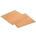 4Pcs 99.9% Pure Copper Sheet 8 x 8 Inch 24 Gauge/0.5mm Metal Copper Plate Film Attached Copper Sheets Metal for Crafts, Jewelry, Repair, Electrical, Industry
