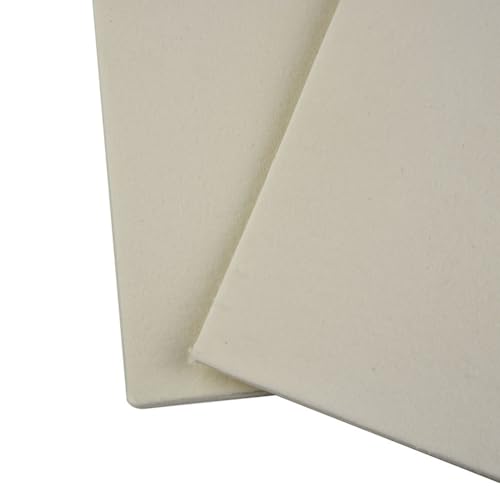 Niceminiwall Junta de fibra de cerámica de 3 mm de grosor para puerta de chimenea A4 de 210 mm x 297 mm, sello de vidrio de estufa, resistente al calor hasta 1260 °C, para (A)
