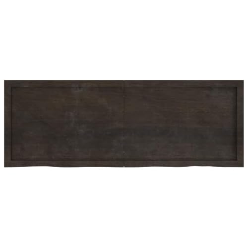 Tablero de mesa de roble macizo 140x50 cm para escritorio plegable 4