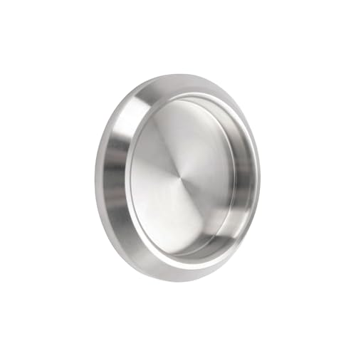 LINTRA Poignée Porte Coulissante, 68 mm Poignet de Porte Interieur en Acier Inoxydable 304, Rond Porte Coulissante Poignée, pour Portes Coulissantes,...