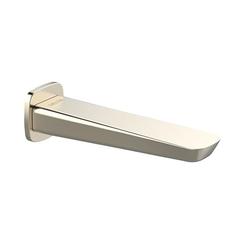 Image of Delta Faucet Kami Bath Tub Spout Without Diverter with Flange I Bath Shower Tap I Polished Nickel I ITS61339-PN