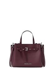 Silver-tone Hardware/Pebble Leather/Oxblood