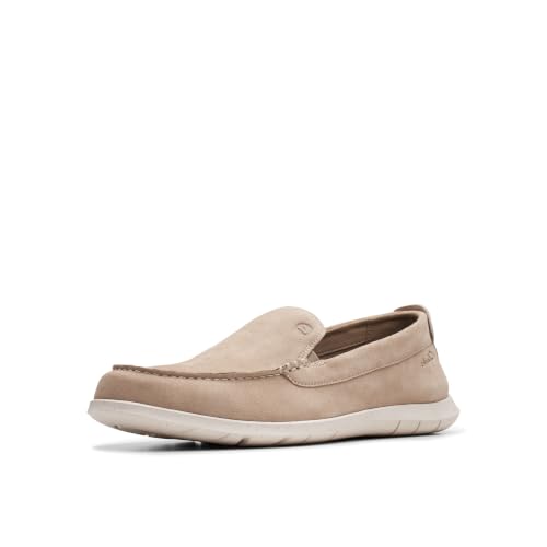 Clarks Collection Mens Flexway Step None, Sand Suede, 10.5 Wide US