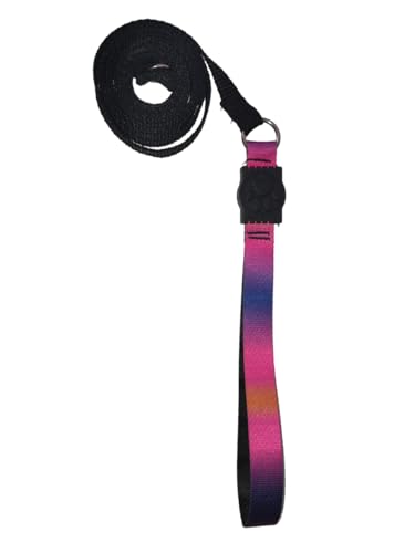 Guia Para Cachorro Coleira de Passeio Pet 2,00 metros Ajustável (Preto)