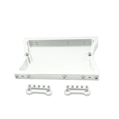 RC���[�V���O�p�[�c For MN D99 D90 D91 D96 For MN90 MN99S MS 1/12 For WPL 1/16 �����p�����X�e�A�����O�T�[�{�Œ�}�E���g�u���P�b�g�r�[�� RC�J�[�A�b�v�O���[�h�A�N�Z�T���[(Silver,Rear