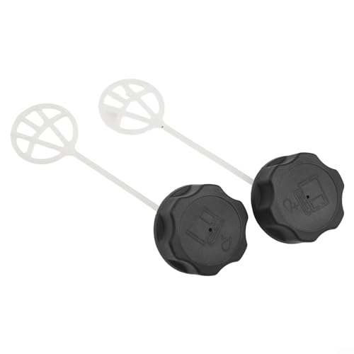 SPORTARC Lot de 2 bouchons de réservoir de carburant de rechange pour débroussailleuse, taille-haie, compatible avec scooter à essence 43-55 cc