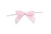 Reliant Ribbon 100 Piece Bow 2.5 Span X 1.75 Tails Twist Tie Ribbon, Light Pink, 5/8"