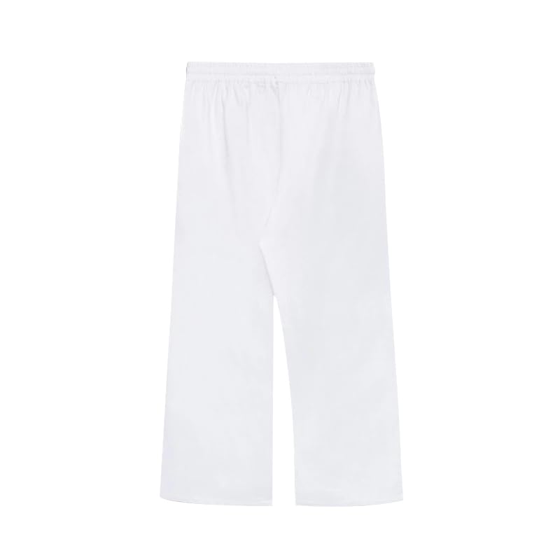 ZOCANIA Linen Pants for Men Palm Trees Print Lightweight Baggy Style Summer Fall Beach Casual Trousers with Pocket 6