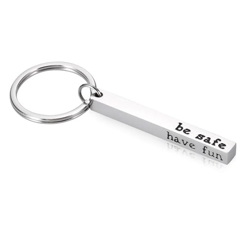 Gifts for Teen Boys Girls - Funny Keychain for New Driver, Stocking Stuffers for Teen Girls Boys, Funny Gag Gift for Son, Dont Do Stupid Shitkeychain, Teenage Boy Gifts, College Dorm Essentials