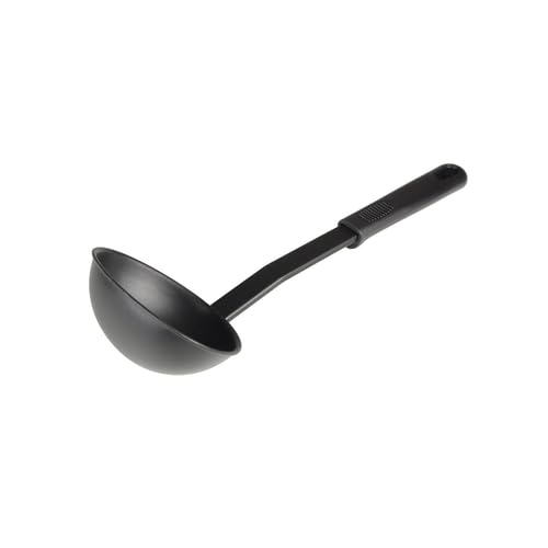 FSE PLPP007BK Ladle, 4 oz., 4-1/2" Handle, 11-5/8" OA Length, Heat-Resistant up to 410°F, Nylon, Black