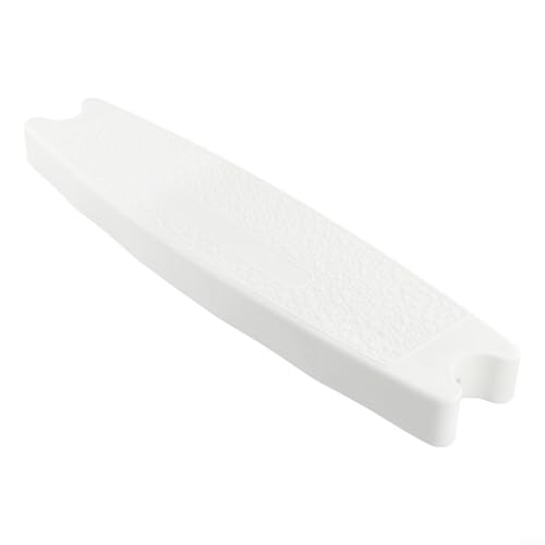 Tidevib Piattaforma a gradini per piscina, superficie antiscivolo, scaletta per piscina fuori terra, spa, parco acquatico, 4,2 cm, tubo bianco