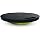 TKO Portable Wobble Balance Board for Core Stability and Standing Desk Use | Non-Slip Plastic Trainer with Handles | Ideal for Strength Training, Recovery, and Home Fitness - Black Yellow