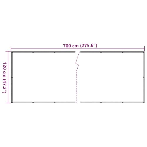 Écran d'intimité de balcon blanc PVC pour supprimer le vis-à-vis