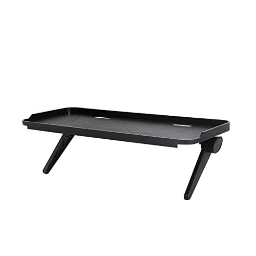 Eari Écran Réglable Étagère, Écran Plateau Supérieur TV, Support de Stockage de Moniteur, sans Coup de Poing, Robuste et Stable, Postuler à TV Box, Routeur, Appareil Photo, Boîte de Jeu(Le Noir) Cover