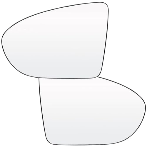 Plaque de rétroviseur pour Nissan Qashqai remplace miroir brisé verre chauffant J10