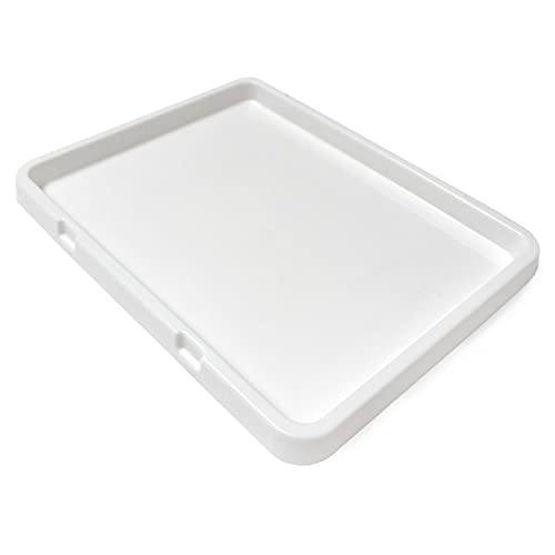 Artway Plastic Inking Tray/Palette, 25x19x1.5cm, White