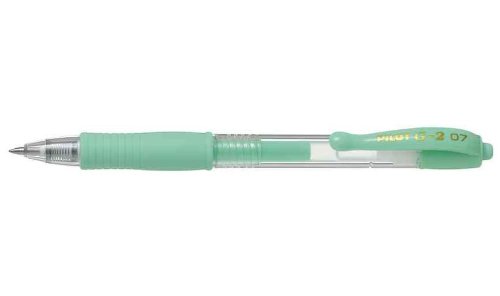 Pilot G2 07 Gel Ink Ballpoint Pens Set of 6, Pastel Green