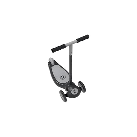 Pulse Performance Products 3 Wheel Lean to Steer Scooter Black/Grey Cover