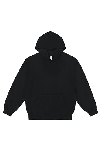 MWT09GD Long Sleeve French Terry Pullover Hoodie Shrink-Free Midweight, USA Made