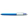 BIC 4-Colour 725419 Retractable 4 Colours Ballpoint Pen, 0.4 mm - multi-colour
