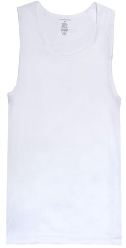 Van Heusen Mens Tank Top Undershirt - 5 Pack Soft Cotton A-Shirt Tank Tops - Breathable Sleeveless Shirts for Men (S-XL)4