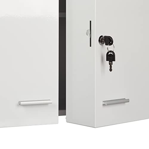 Botiquín de acero de 11 compartimentos con 2 puertas Relaxdays para máxima capacidad de orden 8