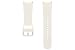 Produktbild Samsung Sport Band (S/M) ET-SFR93 für die Galaxy Watch6 | Watch6 Classic, Uhrenarmband, Sport Armband, Armband Damen, Original Armband, Fluorkautschuk, elastisch, langlebig, guter Sitz, Cream