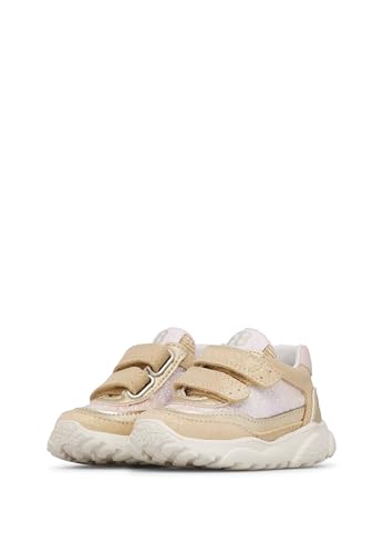 Naturino Girls Falcotto Amantea 2 Vl. (Toddler/Little Kid) Sneaker, Platinum/Cipria, 123