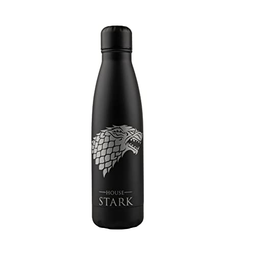 Cinereplicas Game of Thrones - Botella isotérmica 500ml Acero inoxidable - Licencia Oficial (Stark)