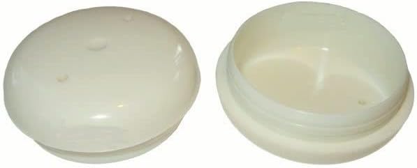 40 Deluxe 1-1/2'' Plastic Wrought Iron Patio Chair Leg Inserts Glides Caps