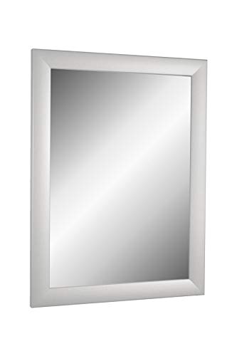 TheMIRROR – Gerahmter Wandspiegel aus echtem Glas 55 x 125 cm – Maßanfertigung in Silber matt Ideal als Flur- oder Salonspiegel – Inkl. Metallaufhängern und Montagematerial TheMIRROR – Gerahmter Wandspiegel aus echtem Glas 55 x 125 cm – Maßanfertigung in Silber matt Ideal als Flur- oder Salonspiegel – Inkl. Metallaufhängern und Montagematerial