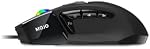 MOJO Pro Performance Silent Gaming Mouse - Wired Mouse with 9 Programmable Buttons, Including Shooter Key, 12000 DPI, 1000Hz, Adjustable Strength, Custom Profiles