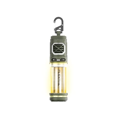 FLEXTAILGEAER TINY REPELLER 蚊取り 蚊よけマット加熱器 蚊よけ キャンプライト 害虫対策器 4800mah キャンプライト搭載 USB充電式 蚊取りシート加熱器 持ち運びでき 静音 抗蚊 省エネ アウトドア 屋外 屋内用(グリーン)
