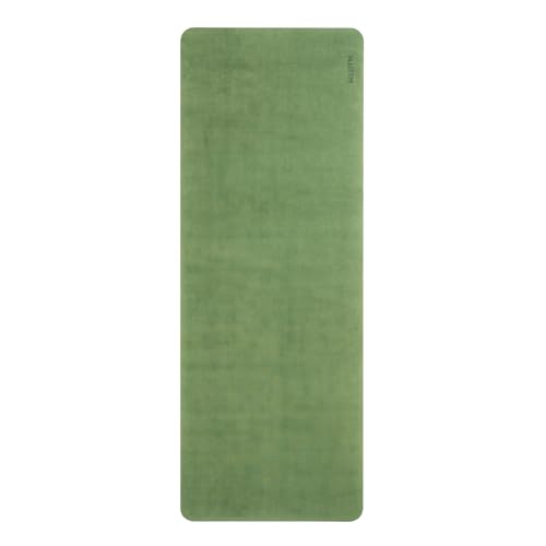 WeGym Yoga Mat 4mm Cushioned Exercise Mat for Yoga Pilates Home Workouts - Anti Slip Quick Absorb Polyurethane or Suede Surface with Carrying Strap Suede Jungle