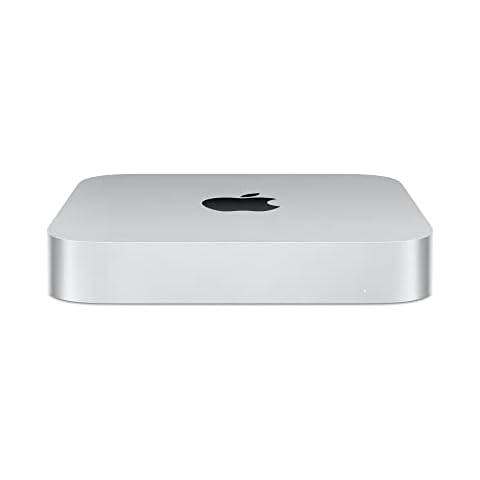Apple 2023 Mac mini desktop computer M2 chip with 8‑core CPU and 10‑core GPU, 8GB Unified Memory, 256GB SSD storage, Gigabit Ethernet. Works with iPhone/iPad Cover
