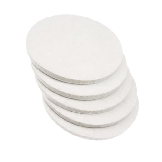 5-Pack Wool Felt Polishing Pads