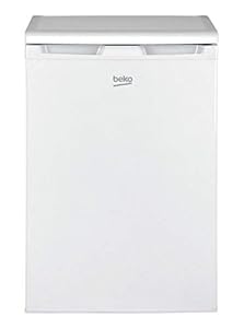 Beko TSE1284N b100 Tischkühlschrank mit 4-Sterne-Gefrierfach, 114 l Gesamtrauminhalt, 101 l Kühlen, 13 l Gefrieren, MinFrost, wechselbarer Türanschlag, Weiß