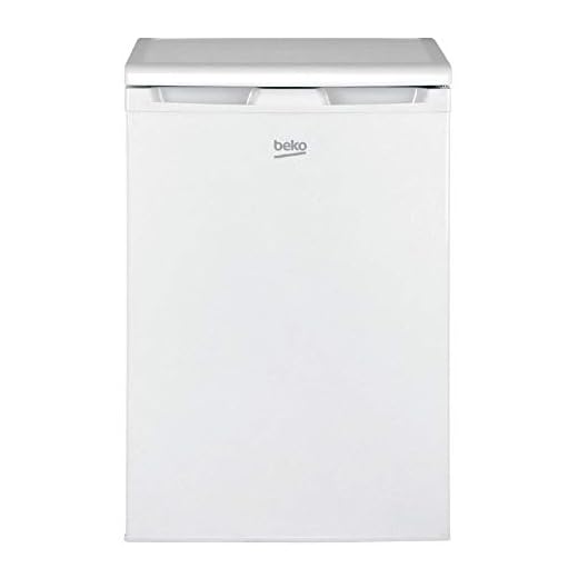 Beko TSE1284N b100 Tischkühlschrank mit 4-Sterne-Gefrierfach, 114 l Gesamtrauminhalt, 101 l Kühlen, 13 l Gefrieren, MinFrost, wechselbarer Türanschlag, Weiß