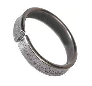 Handcrafted Pure Saturn Iron Ring Shani Real Black Horse Shoe Ring2