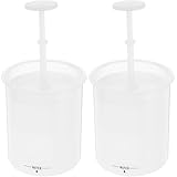 Hohopeti 2pcs Facial Foam Maker Cups for Face Wash with Foaming Net, Portable White Face Soap Foamer for Travel and Daily Skincare Cleansing