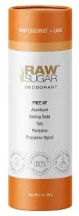 Raw Sugar Deodorant - Raw Coconut + Lime - 2 oz.