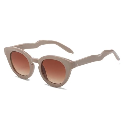 Lunettes de soleil ovales contre l'éblouissement verres dégradés UV400 femmes
