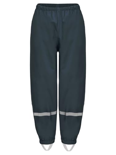 Kids Unisex Hiking Rain Pants Water-Resistant Windproof Lightweight Trousers with Side Zips for Camping Playwear4