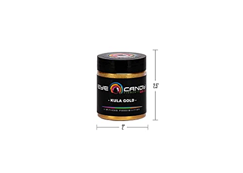 Eye Candy Pigments Premium Gold Mica Powder - Kula Gold (25gr) - for Epoxy, Resin, Soap, Paint, Woodworking, Acrylic Pouring, Bath Bombs, Fishing Lures - DIY Arts and Crafts Additive
