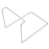 OUNONA Kompakter Präsentationsständer Aus Rostfreiem Metall Für Hemdengeschäfte Und Zuhause Stabiler Shirthalter in Gebürsteter Optik