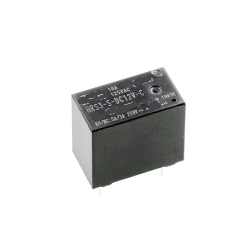 Relais HRS3-S-DC12V-A miniature 10A 4 broches pour carte électronique