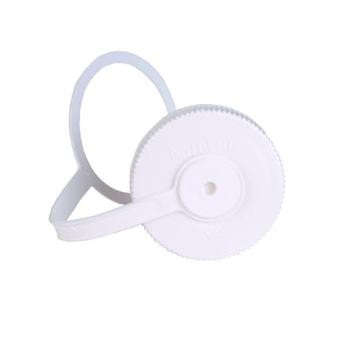 Nalgene Lid Wide Mouth Loop-Top Water Bottle, White